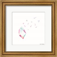 Framed 'Crystal Birds II' border=