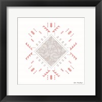 Pink Aztec II Framed Print