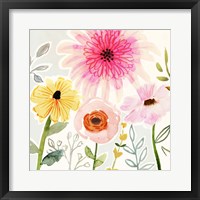 Framed Floral Pop II