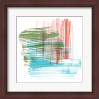 Framed 'Color Swipe I' border=