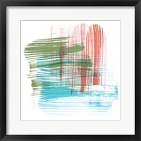 Framed 'Color Swipe I' border=