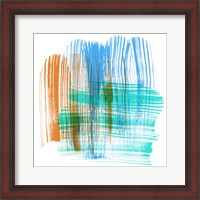 Framed 'Color Swipe III' border=