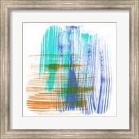 Framed 'Color Swipe IV' border=