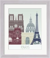 Framed Paris Skyline