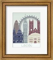 Framed 'London Skyline' border=