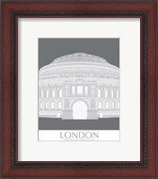 Framed 'London Albert Hall Monochrome' border=