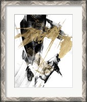 Framed 'Glam & Black I' border=