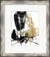 Framed 'Glam & Black IV' border=