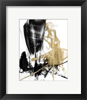 Framed 'Glam & Black IV' border=