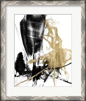 Framed 'Glam & Black IV' border=