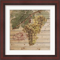 Framed 'Grape Crate II' border=