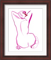 Framed 'Bold Blind Contour II' border=