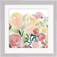 Framed Sunkissed Posies I