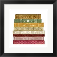 Book Lover I Framed Print