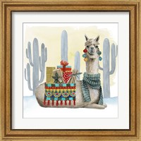 Framed 'Boho Christmas II' border=