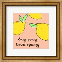 Framed 'Lemon Squeeze II' border=