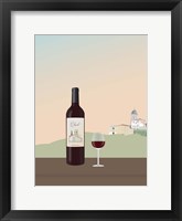 Tuscan Wine I Framed Print