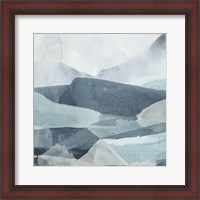 Framed 'Blue Range III' border=