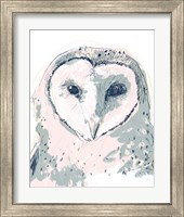 Framed 'Funky Owl Portrait I' border=