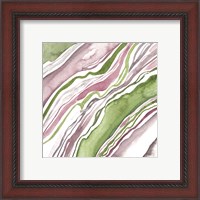 Framed 'Up Close Agate II' border=