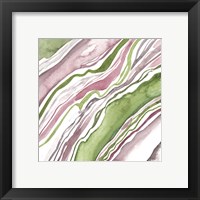 Framed 'Up Close Agate II' border=