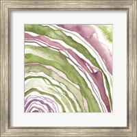 Framed 'Up Close Agate III' border=