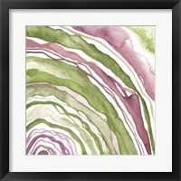 Framed 'Up Close Agate III' border=