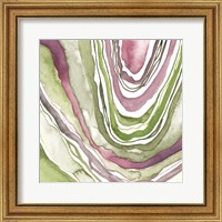 Framed 'Up Close Agate IV' border=