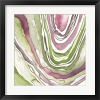 Framed 'Up Close Agate IV' border=