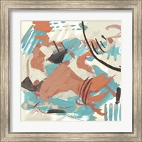 Framed 'Abstract Composition II' border=