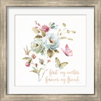 Framed 'Beautiful Romance VIII Mother' border=