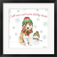 Holiday Paws IV Framed Print