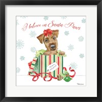 Holiday Paws II Framed Print