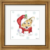 Framed 'Holiday Paws VIII' border=