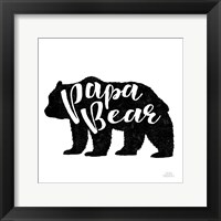 Papa Bear Framed Print