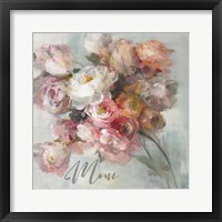 Framed Blush Bouquet Mom