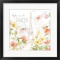 Framed 'Painting Paris II' border=