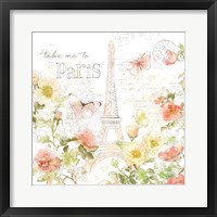 Framed 'Painting Paris II' border=