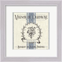 Framed 'French Farmhouse IV' border=