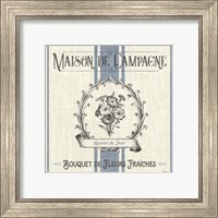 Framed 'French Farmhouse IV' border=