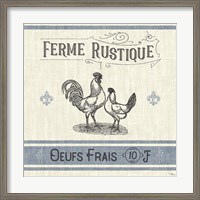 Framed 'French Farmhouse II' border=