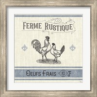 Framed 'French Farmhouse II' border=