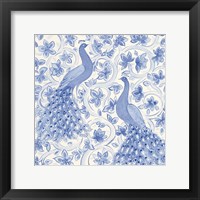 Peacock Garden II Framed Print