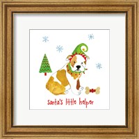 Framed 'Christmas Critters I' border=