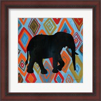 Framed 'African Animal I' border=