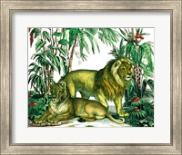 Framed 'Jungle Flair VI' border=