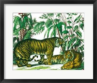 Framed 'Jungle Flair V' border=