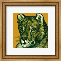 Framed 'Jungle Flair IV' border=