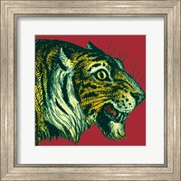 Framed 'Jungle Flair I' border=