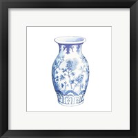 Framed 'Ginger Jar II on White' border=